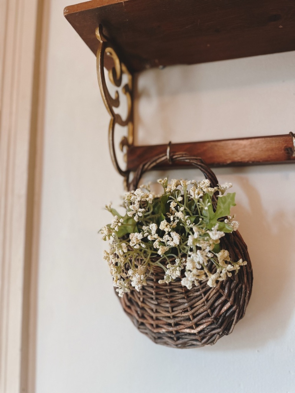 Woven Hanging Basket Wall Decor